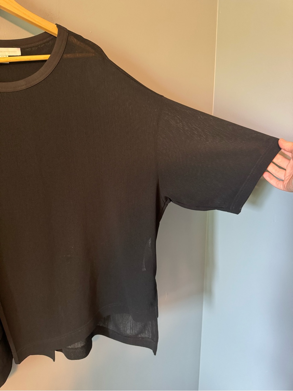 Adidas X Yohji Yamamoto open knit oversized streetwear oversized boxy shirt - Picture 3 of 8
